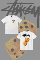 Stusy Orange Dice T-Shirt