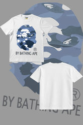 Bape Purple Camouflage T Shirt