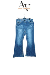 Ariya Sea Blue Flared Jeans