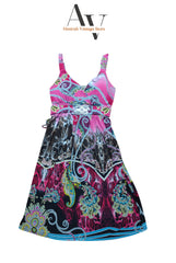 Pink X Printed Dress