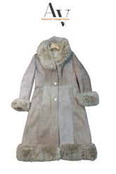 Long Light Brown Afghan Coat