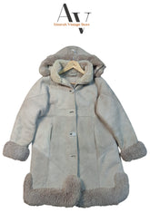 Long Skin Fur Afghan Coat