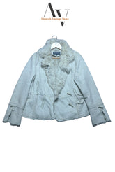 Baby Cream Fur Afghan Coat