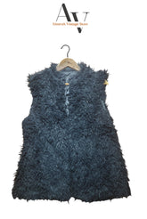 Atmosphere Black Afghan Vest