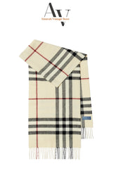 Burberry-Light Beige Nova Check Scarf