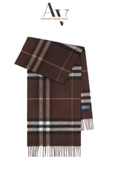 Burberry-Brown Nova Check Scarf
