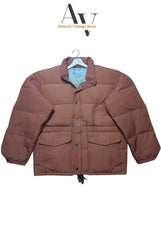 Wrangler Orange Puffer Jacket