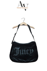 Juicy Couture Upcycled Black Solid Bag