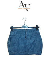 Dark Wash Denim Skirts