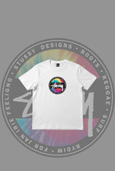 Stusy Tie Die White T-Shirt