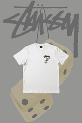Stusy Yellow Dice T-Shirt