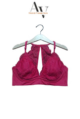Lace Bralette Premium Maroon
