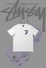 Stusy Purple Dice T-Shirt