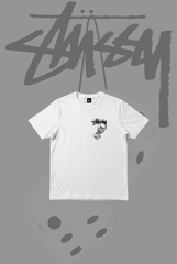 Stusy Grey Dice T-Shirt