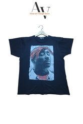 Shakur Thug Life Black T Shirts