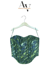 Camo Print Corset Top