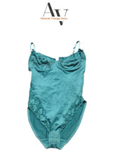 Charming Green Lace Body Suit