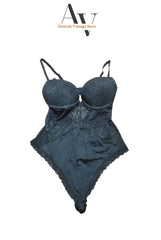 Full Black Lace Body Suit