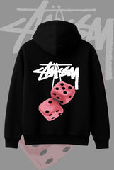 Stusy Pink Dice Hoodie