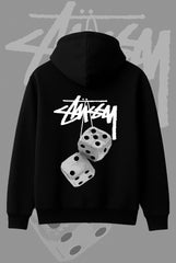 Stusy Grey Dice Hoodie