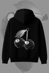 Stusy Cherry Black Hoodie