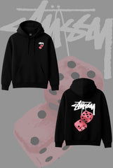 Stusy Pink Dice Hoodie