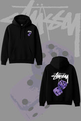 Stusy Purple Dice Hoodie