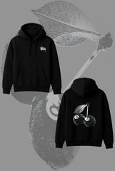 Stusy Cherry Black Hoodie