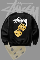 Stusy Yellow Dice Sweatshirt