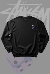 Stusy Purple Dice Sweatshirt
