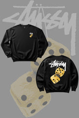 Stusy Yellow Dice Sweatshirt