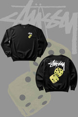 Stusy Green Dice Sweatshirt