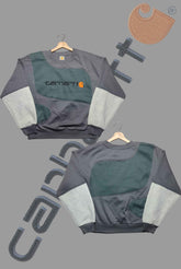 Carhart Dark MultiColor Supreme Patch Work Sweats Shirts