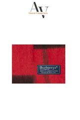 Burberry-Red Nova Check Scarf