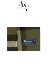 Burberry-Green Nova Check Scarf