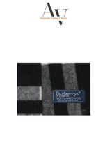 Burberry-Black Nova Check Scarf