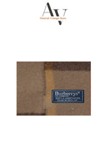 Burberry-Khaki Green Nova Check Scarf