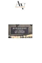 Burberry Y2k Black Lace And Beige Pocket Bag