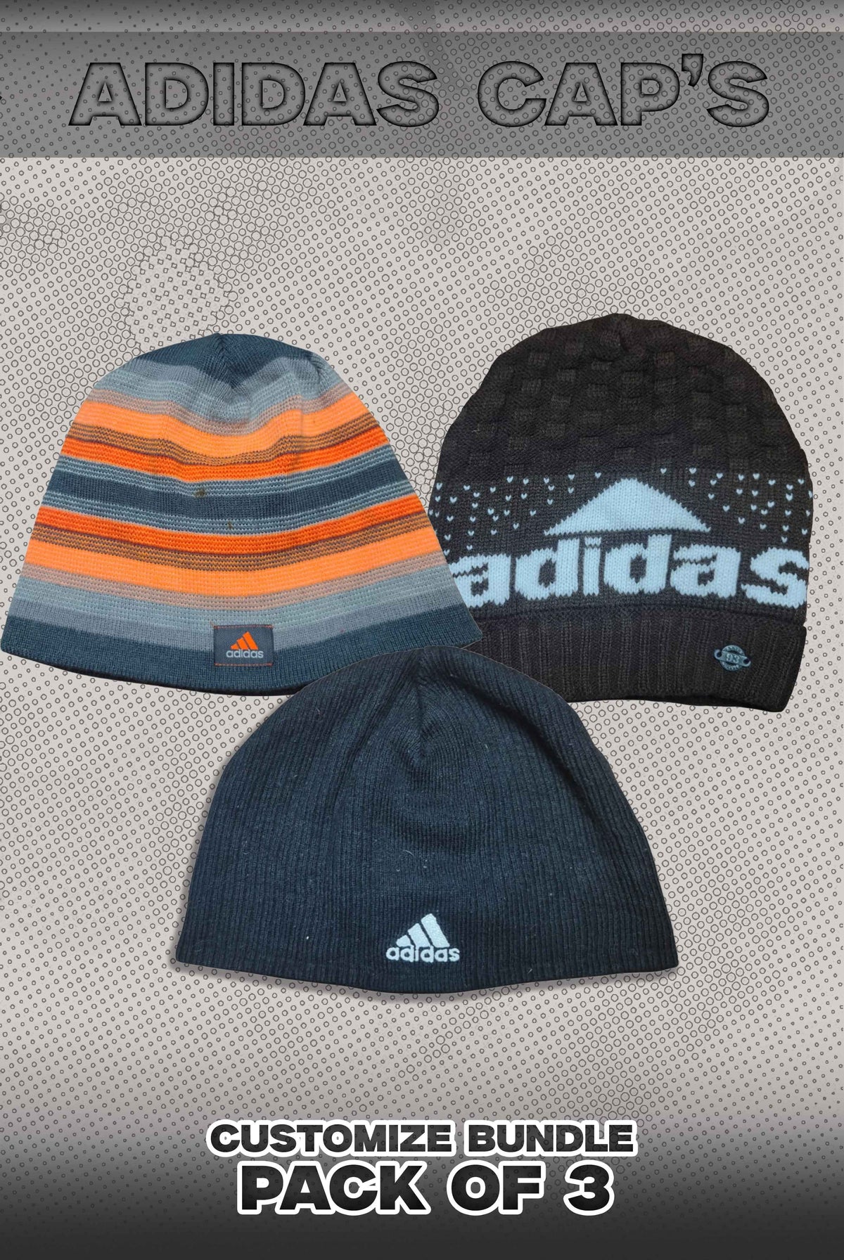 Adidas Pack Of 3 Caps Bundle