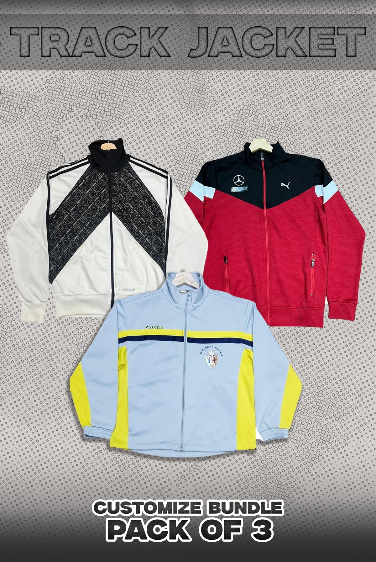 Pack Of 3 Track Jackets Bundle