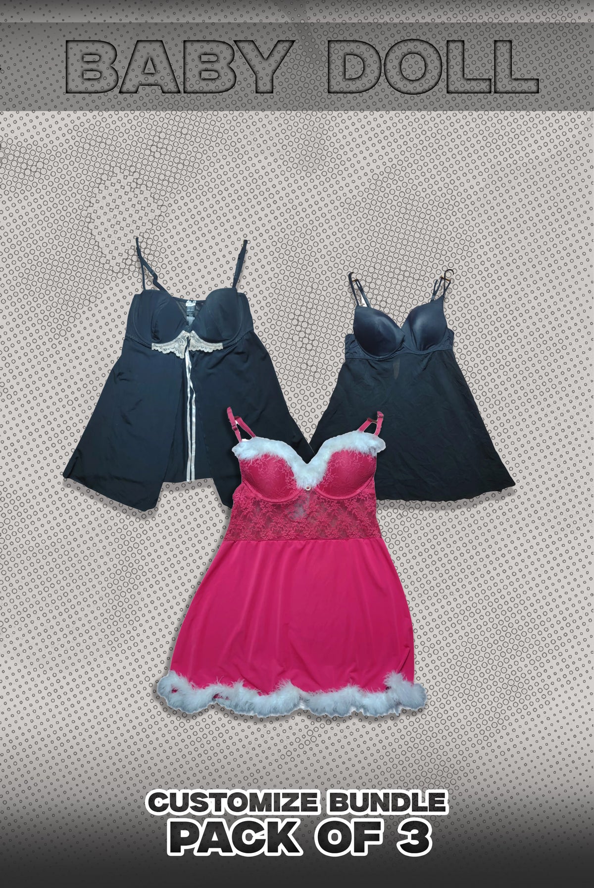 Pack Of 3 Baby Doll Bundle