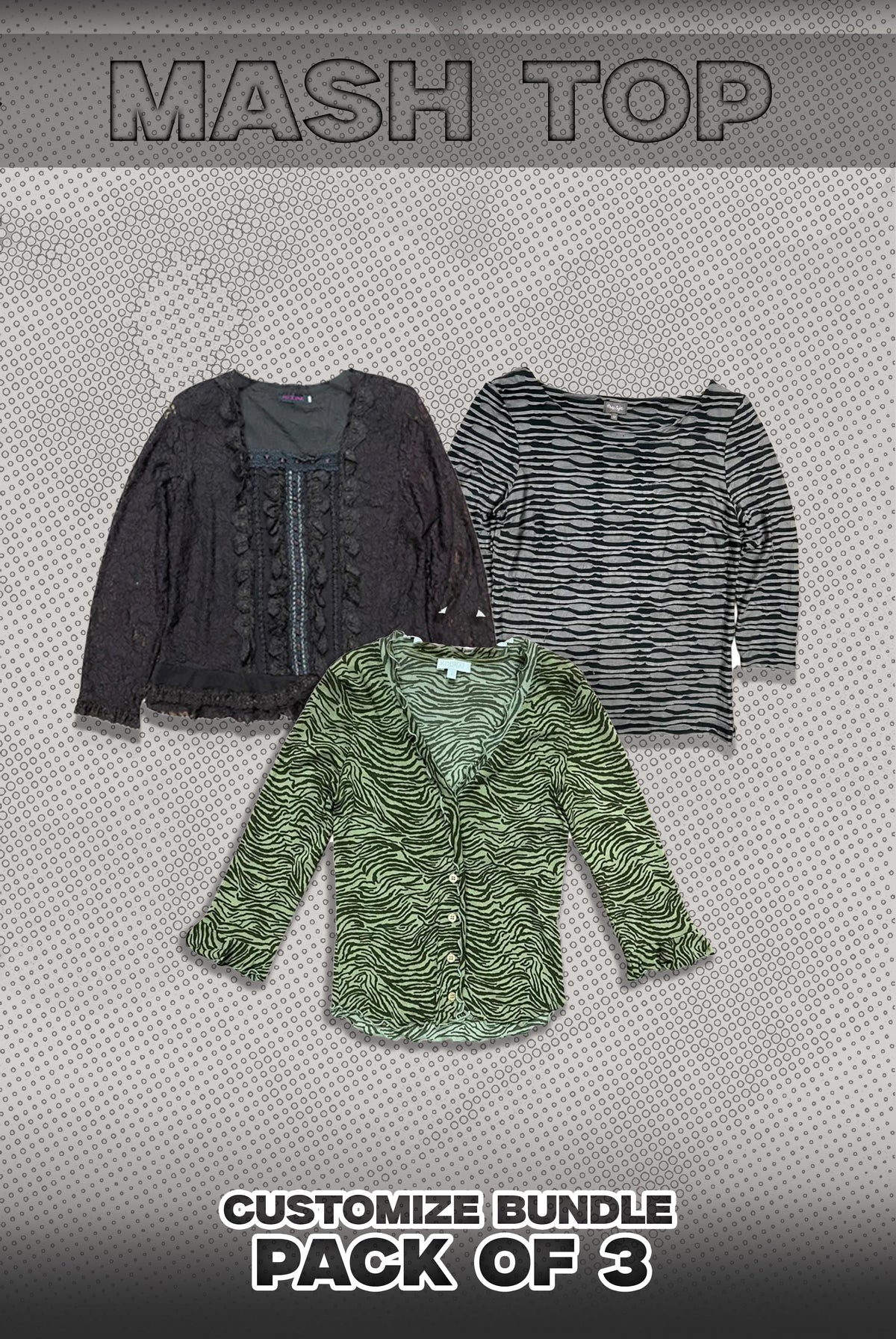 Pack Of 3 Mash Tops Bundle