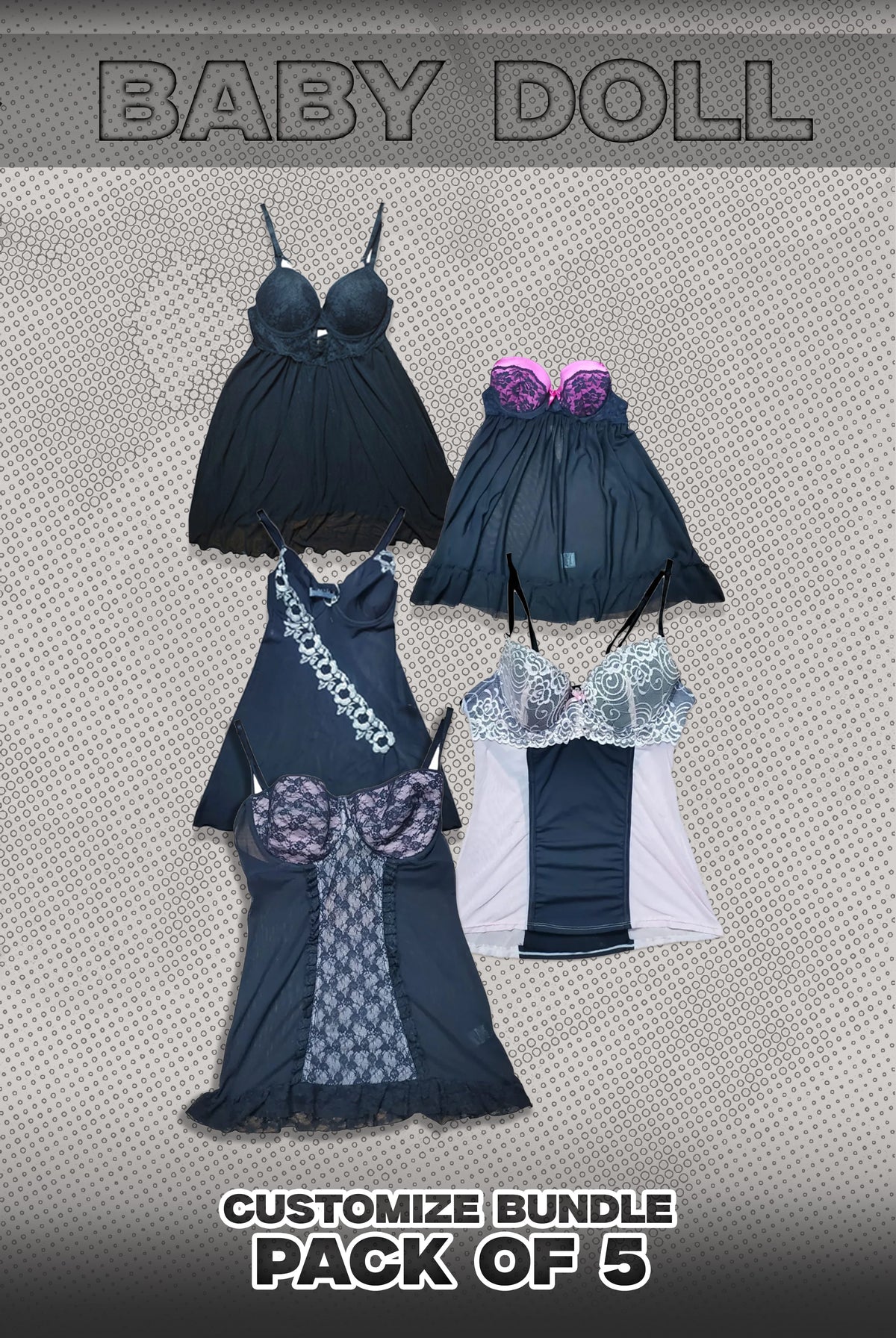 Pack Of 5 Baby Doll Bundle