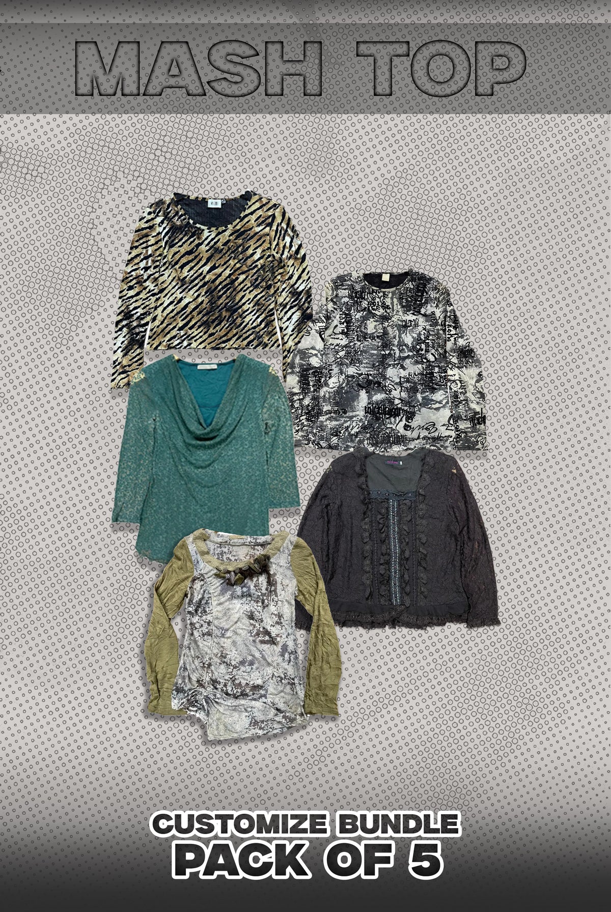 Pack Of 5 Mash Tops Bundle