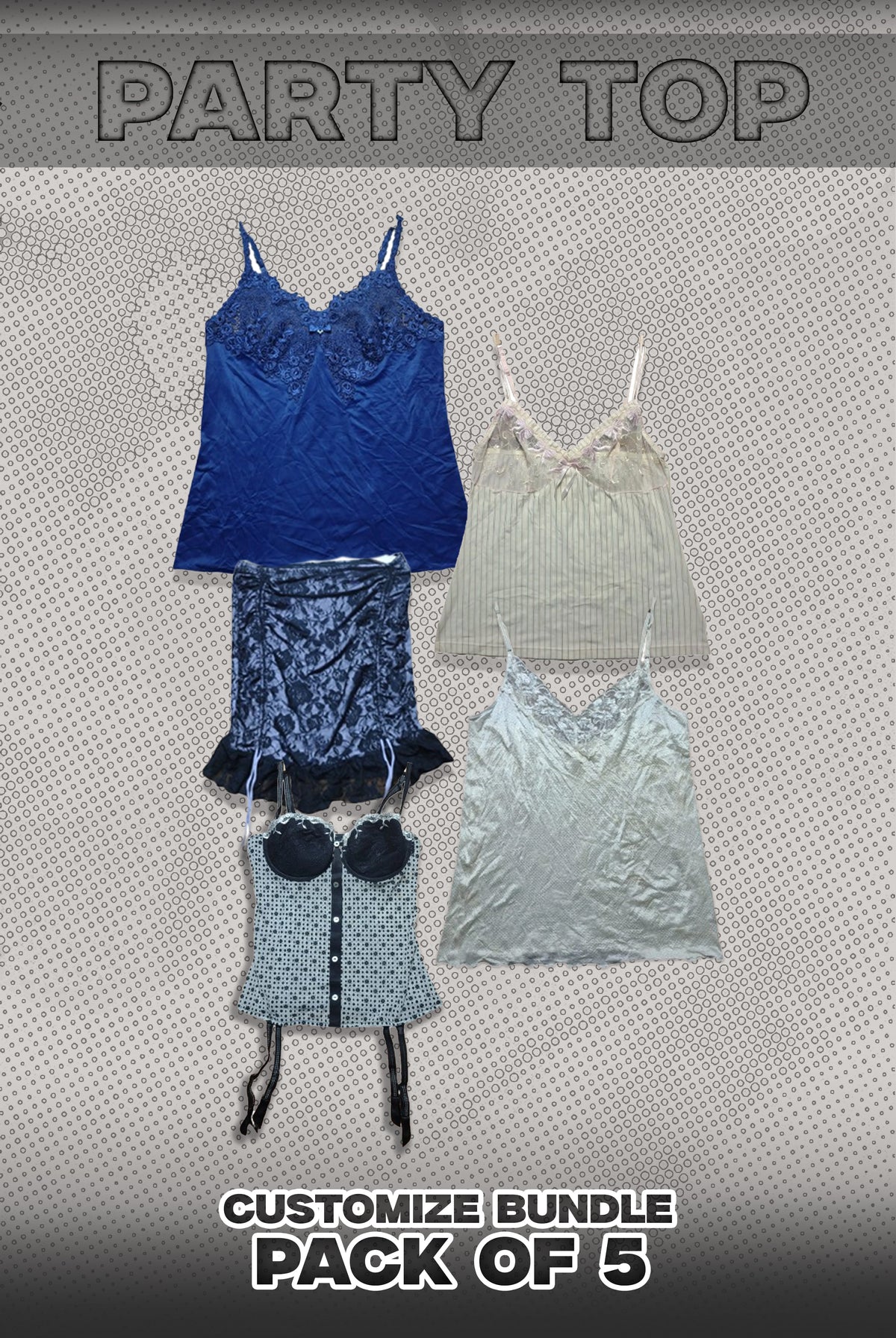Pack Of 5 Party Tops Bundle