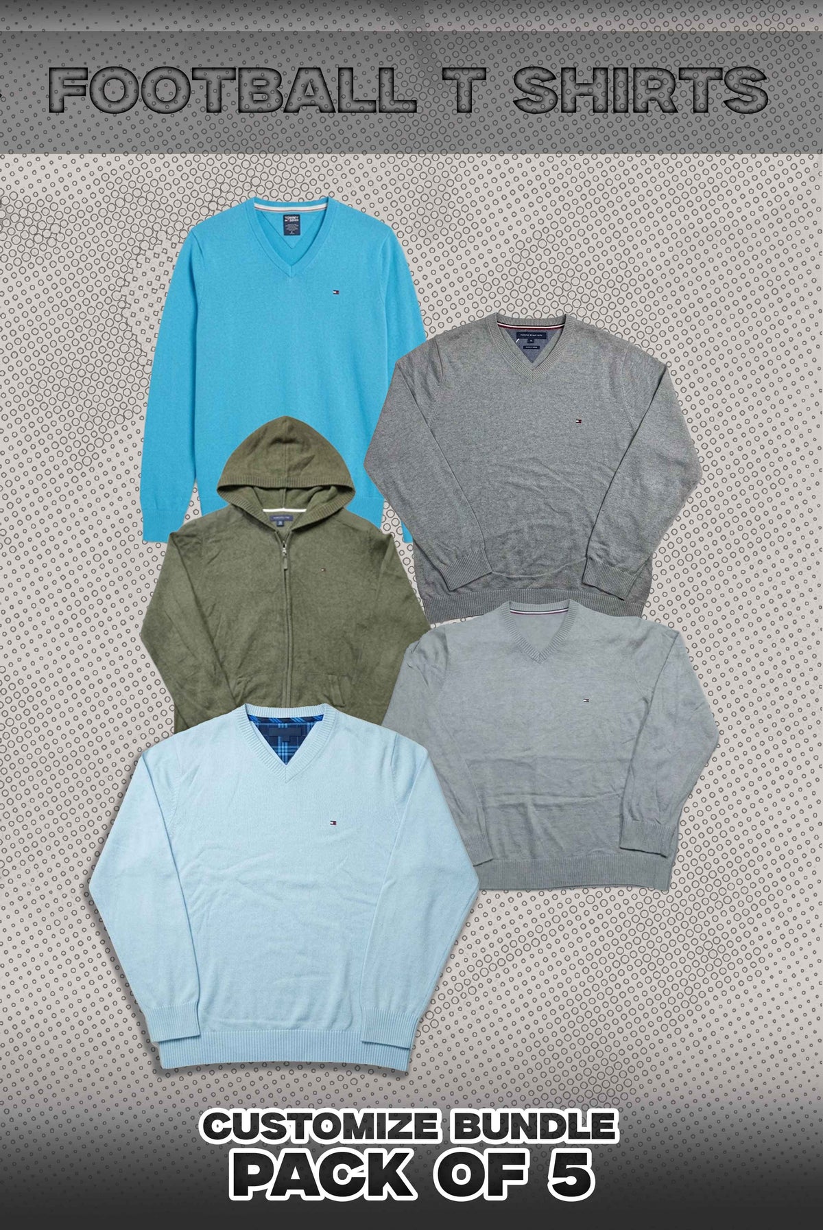 Pack Of 5 Branded Sweaters Bundle