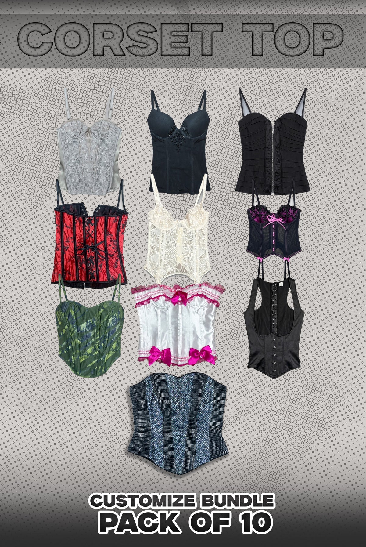 Pack Of 10 Corset Bundle