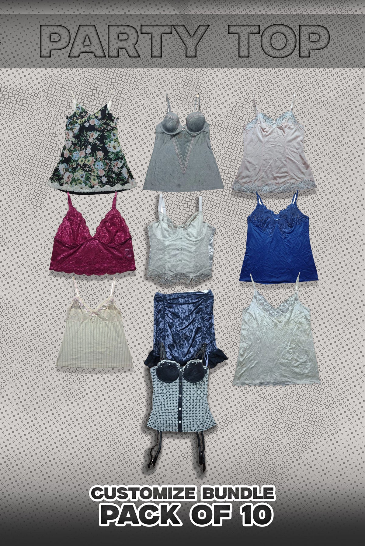 Pack Of 10 Party Tops Bundle
