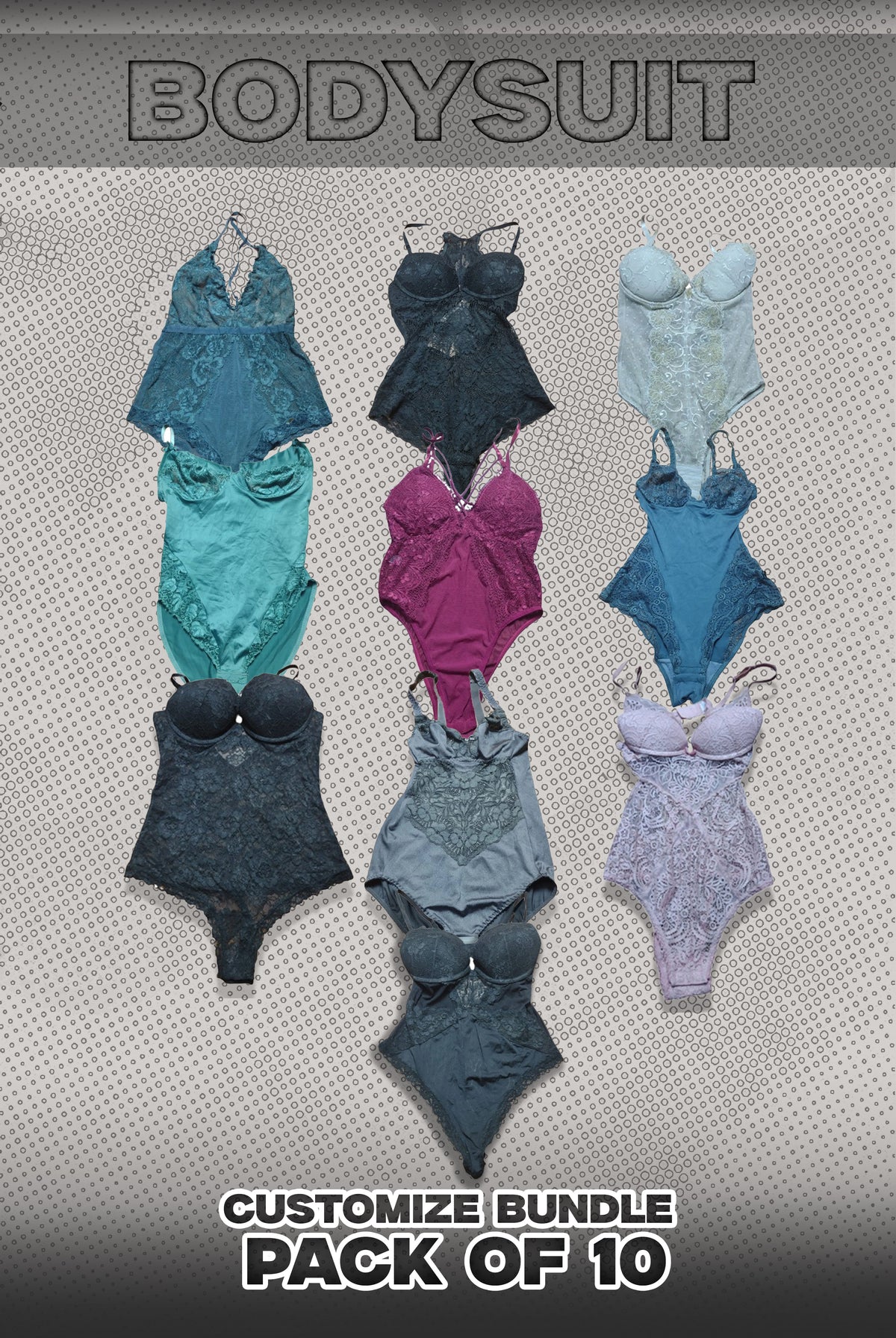 Pack Of 10 Body Suite Bundle