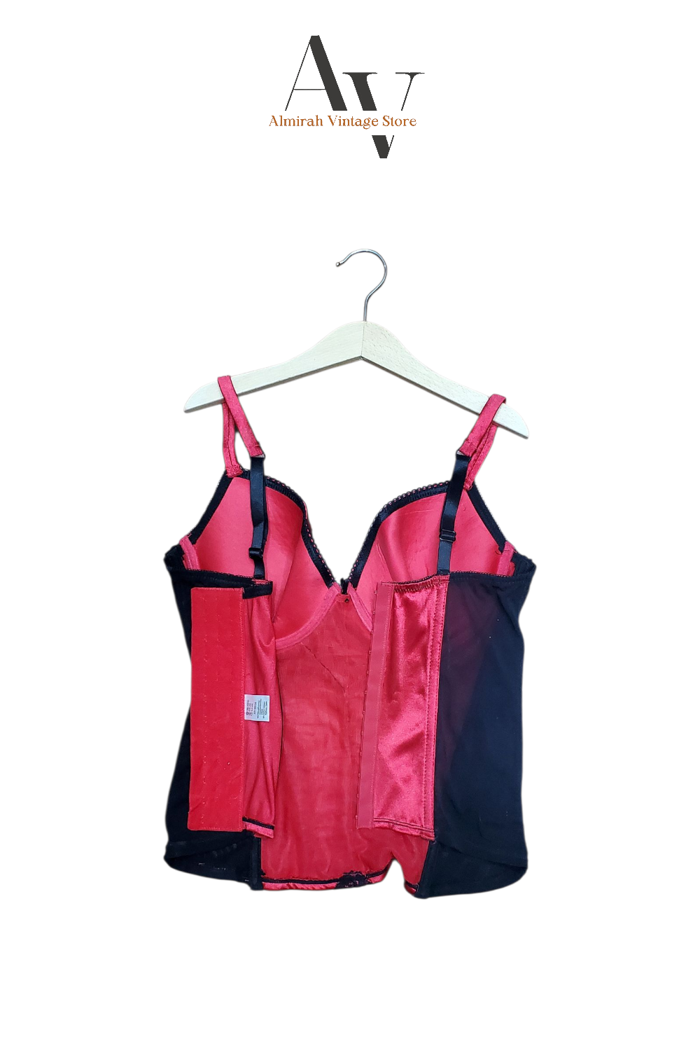 Valentine Black And Red Corset Top